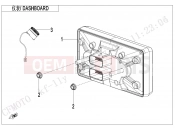 DASHBOARD - F17 - CFMOTO UFORCE 1000 (CF1000UTR-5) 2024