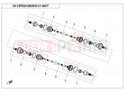CFMOTO 2017 UTV UFORCE 550 (CF500UTR-2) REAR CV SHAFT
