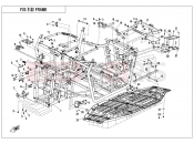 FRAME - F03-V1 - CFMOTO UFORCE 550 (CF500UTR-2) 2019