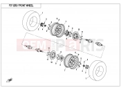 FRONT WHEEL - F07 - CFMOTO UFORCE 550 (CF500UTR-2) 2019