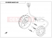 MAGNETO STATOR ASSY(WITH EPS) - E03-B - CFMOTO UFORCE 550 (CF500UTR-2) 2019
