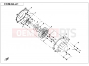 FAN ASSY - E18 - CFMOTO UFORCE 550 (CF500UTR-2) 2019