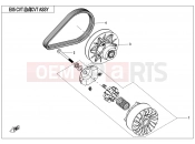 CFMOTO UFORCE 550 (CF500UU) CVT ASSY - E05
