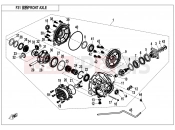 CFMOTO 2015 UTV UFORCE 550 (CF500UU) FRONT AXLE - F31