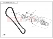 CFMOTO 2015 UTV UFORCE 550 (CF500UU) CAMSHAFT ASSY - E02-4