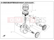 CFMOTO 2015 UTV UFORCE 550 (CF500UU) CRANKSHAFT,PISTON,BALANCER - E04