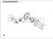 CFMOTO 2015 UTV UFORCE 550 (CF500UU) STATER MOTOR - E09