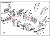 CFMOTO UFORCE 550 (CF500UU) MIDDLE PLASTICS - F04-4