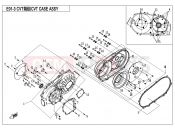 CFMOTO 2017 UTV UFORCE 550 (CF500UU) CVT CASE ASSY. - E01-3