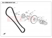 CFMOTO 2017 UTV UFORCE 550 (CF500UU) CAMSHAFT ASSY - E02-4