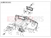 CFMOTO 2019 UTV UFORCE 550 (CF500UU) FRONT PLASTICS - F04-2