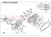 CFMOTO 2019 UTV UFORCE 550 (CF500UU) CVT CASE ASSY. - E01-3-V2