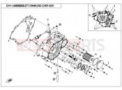 CFMOTO 2019 UTV UFORCE 550 (CF500UU) LEFT CRANKCASE COVER ASSY. - E01-4-V1
