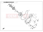 CFMOTO 2019 UTV UFORCE 550 (CF500UU) WATER PUMP ASSY - E08