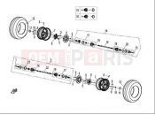 CFMOTO UFORCE 600 (CF600-5) FRONT WHEEL