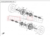 CFMOTO 2014 UTV UFORCE 600 (CF600-5) FRONT WHEEL