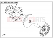 CFMOTO 2015 UTV UFORCE 800 (CF800-3) DRIVE PULLEY(FRONT)