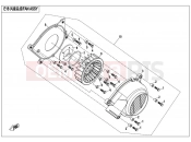 CFMOTO 2015 UTV UFORCE 800 (CF800-3) FAN ASSY