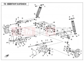 CFMOTO 2015 UTV UFORCE 800 (CF800-3) FRONT SUSPENSION