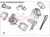 CFMOTO UFORCE 800 (CF800-3) CYLINDER HEAD AND CYLINDER ASSY. - E02