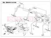 CFMOTO 2018 UTV UFORCE 800 (CF800-3) BUMPER @^ CAB FRAME - F23