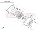 CFMOTO 2018 UTV UFORCE 800 (CF800-3) FAN ASSY. - E18