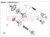CFMOTO 2020 UTV UFORCE 800 (CF800-3) TRANSMISSION SYSTEM(1)