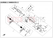 CFMOTO 2020 UTV UFORCE 800 (CF800-3) TRANSMISSION SYSTEM(3) - E06-3-V4
