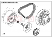 CFMOTO 2017 UTV UFORCE 800 (CF800UTR-2) CLUTCH @^ CVT ASSY. - E05