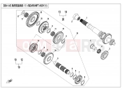 CFMOTO 2018 UTV UFORCE 800 (CF800UTR-2) TRANSMISSION SYSTEM(1) - E06-1-V2