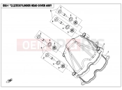 CFMOTO 2020 UTV UFORCE 800 (CF800UTR-2) CYLINDER HEAD COVER ASSY. - E02-1
