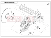 CFMOTO 2021 UTV UFORCE 800 (CF800UTR-2) DRIVEN PULLEY(HL) - E05-2-A