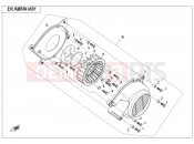CFMOTO 2021 UTV UFORCE 800 (CF800UTR-2) FAN ASSY. - E18