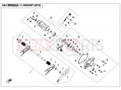 CFMOTO 2014 UTV UFORCE 800 (CF800UU-A) GEARSHIFT ASSY(3) - E06-3