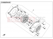 CFMOTO 2014 UTV UFORCE 800 (CF800UU-A) COOLING FAN - E18