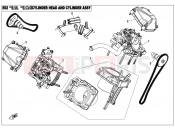 CFMOTO 2015 UTV UFORCE 800 (CF800UU-A) CYLINDER HEAD AND CYLINDER ASSY. - E02
