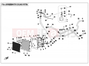 CFMOTO 2016 UTV UFORCE 800 (CF800UU-A) WATER COOLING SYSTEM - F18-1