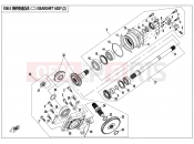 CFMOTO 2016 UTV UFORCE 800 (CF800UU-A) GEARSHIFT ASSY (2) - E06-2