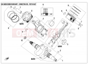 CFMOTO 2017 UTV UFORCE 800 (CF800UU-A) CRANKSHAFT @^ CONNETING GOD @^ PISTON ASSY - E04
