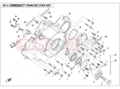 CFMOTO 2018 UTV UFORCE 800 (CF800UU-A) LEFT CRANKCASE COVER ASSY. - E01-4