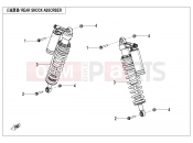CFMOTO 2025 SSV ZFORCE 950 (CF1000STR-3L) REAR SHOCK ABSORBER - F06-2