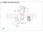 CFMOTO 2018 SSV ZFORCE 1000 (CF1000US-2) MIDDLE PLASTIC 3(EPS) - F04-7