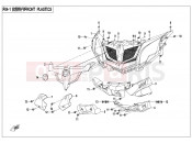 CFMOTO 2021 SSV ZFORCE 1000 (CF1000US-2) FRONT PLASTIC 1 - F04-1