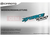 OWNER‘S MANUAL（AUSTRIA） - CFMOTO ZFORCE 1000 (CF1000UTR-2) 2021
