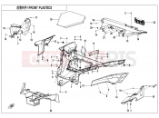 FRONT PLASTIC - F04-2 - CFMOTO ZFORCE 1000 (CF1000UTR-B) 2020