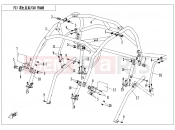 CAB FRAME(ROPS) - F23 - CFMOTO ZFORCE 500 (CF500US) 2014