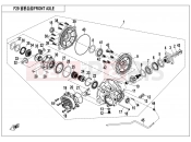 FRONT AXLE - F29-A - CFMOTO ZFORCE 500 (CF500US) 2019