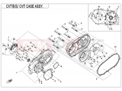 CVT HOUSE - E01-3-V2 - CFMOTO ZFORCE 500 (CF500US) 2019