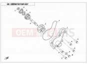 WATER PUMP ASSY - E08 - CFMOTO ZFORCE 500 (CF500US) 2019