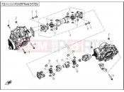TRANSMISSION SYSTEM - CFMOTO ZFORCE 600 (CF600-3) 2014